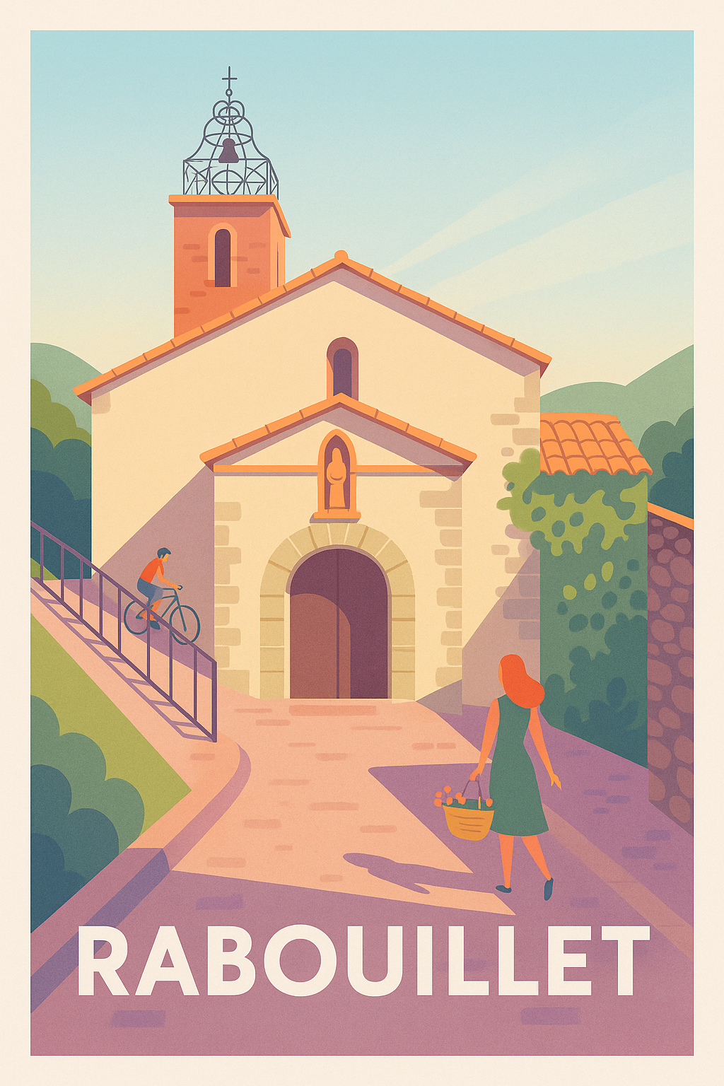 Affiche de Rabouillet - Charme pittoresque au cœur du village