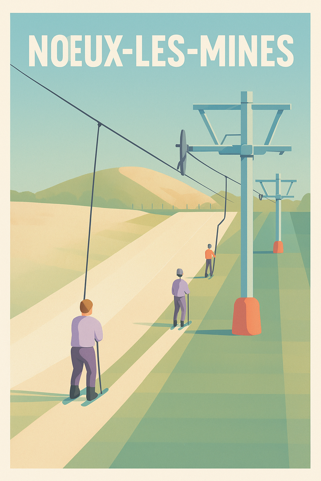 Affiche de Noeux-les-Mines - L'art du ski à la portée de tous