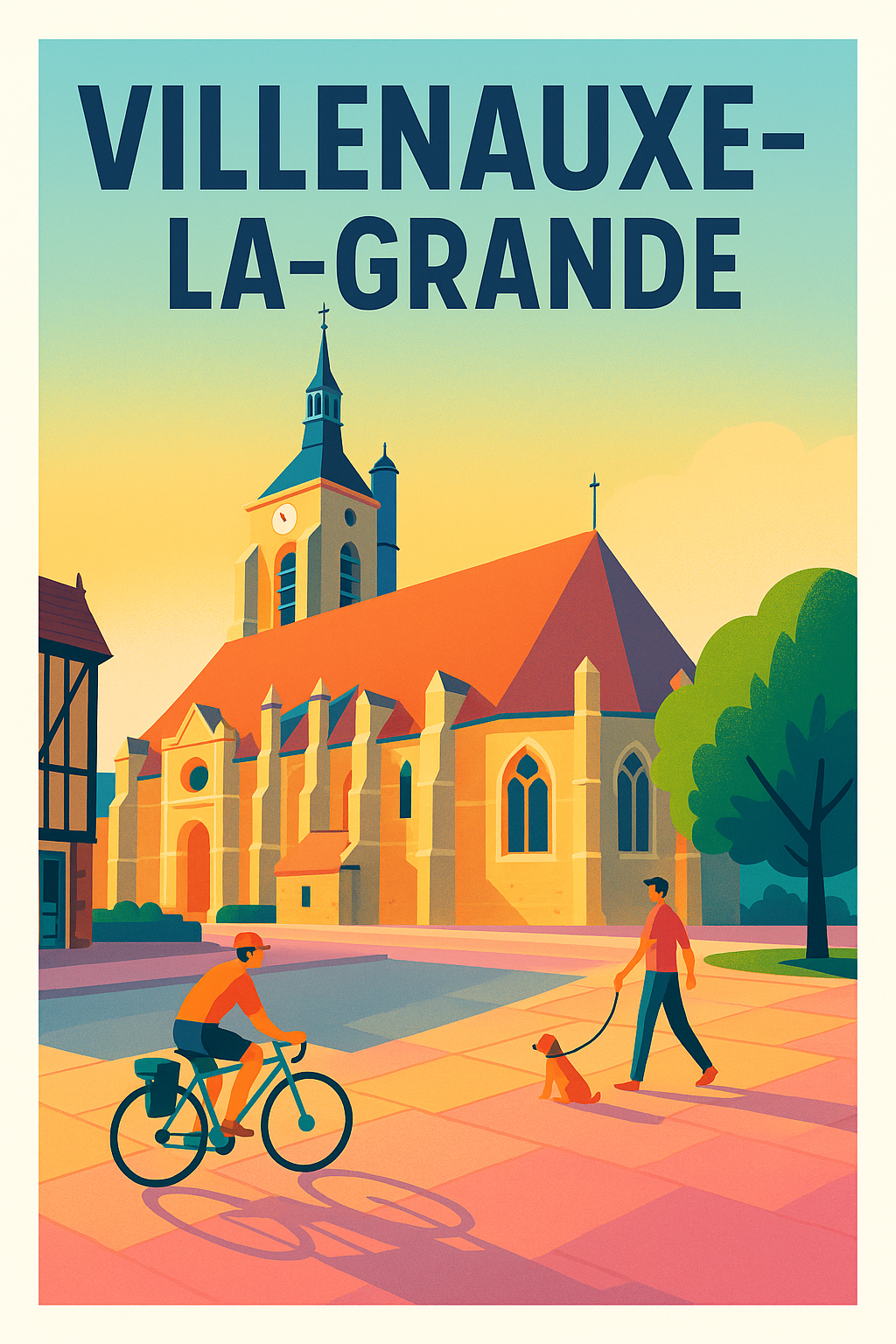 Affiche de Villenauxe-la-Grande - Un instant de sérénité au cœur du village