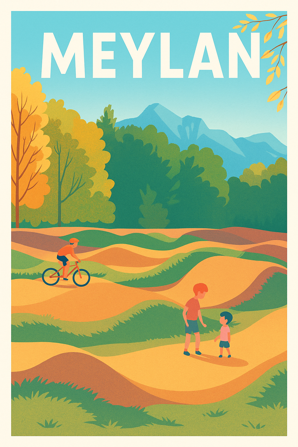 Affiche de Meylan - Évasion nature et loisirs en famille