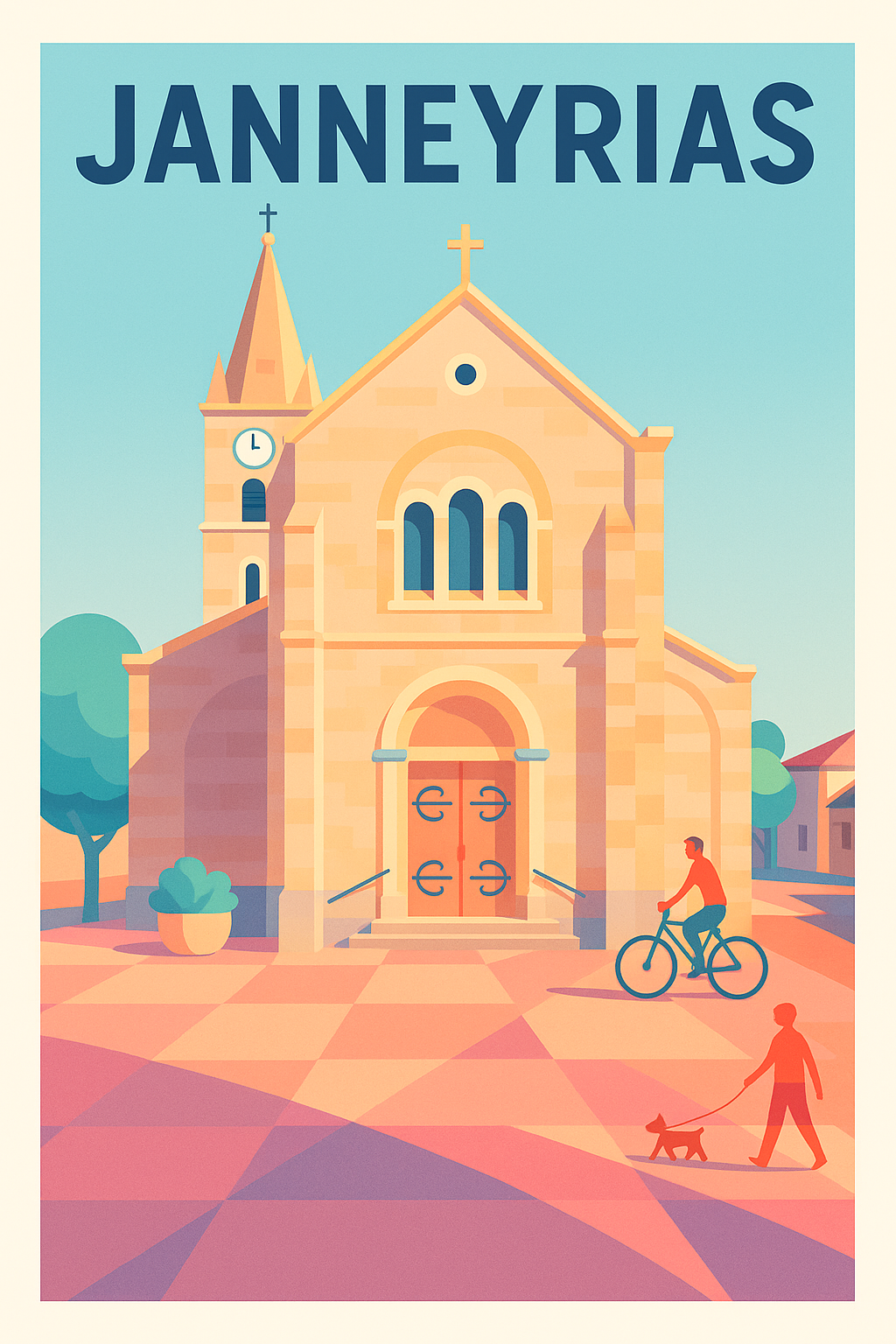 Affiche de Janneyrias - Charme et douceur d’une journée paisible