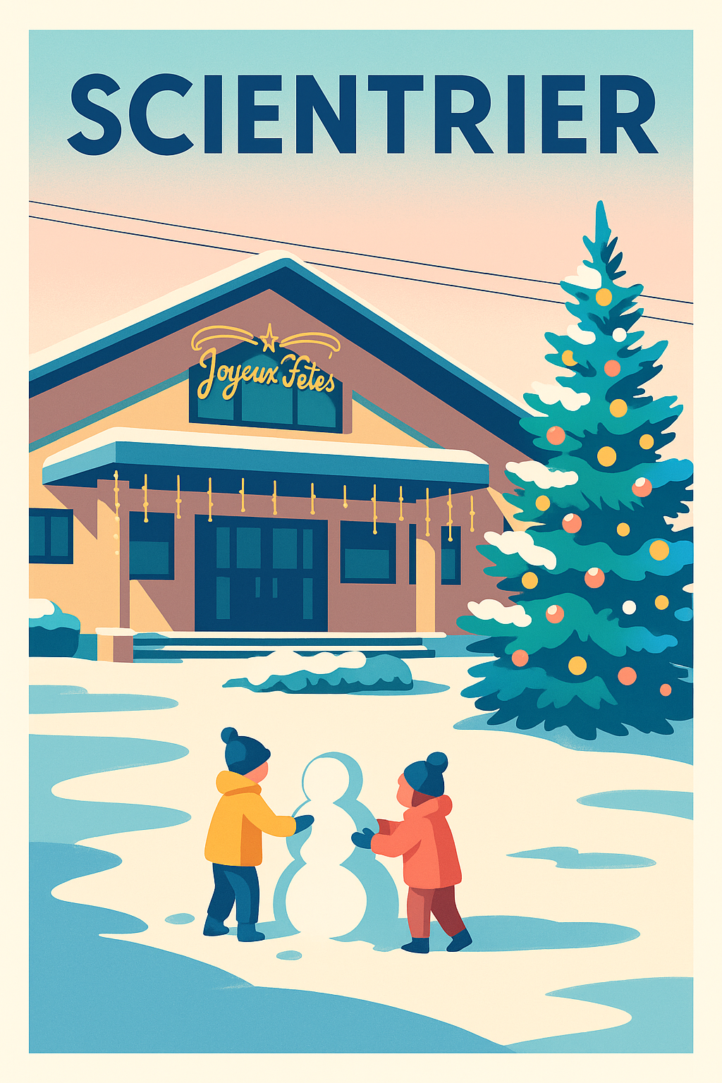 Affiche de Scientrier - Ambiance festive et hivernale au cœur de la Savoie