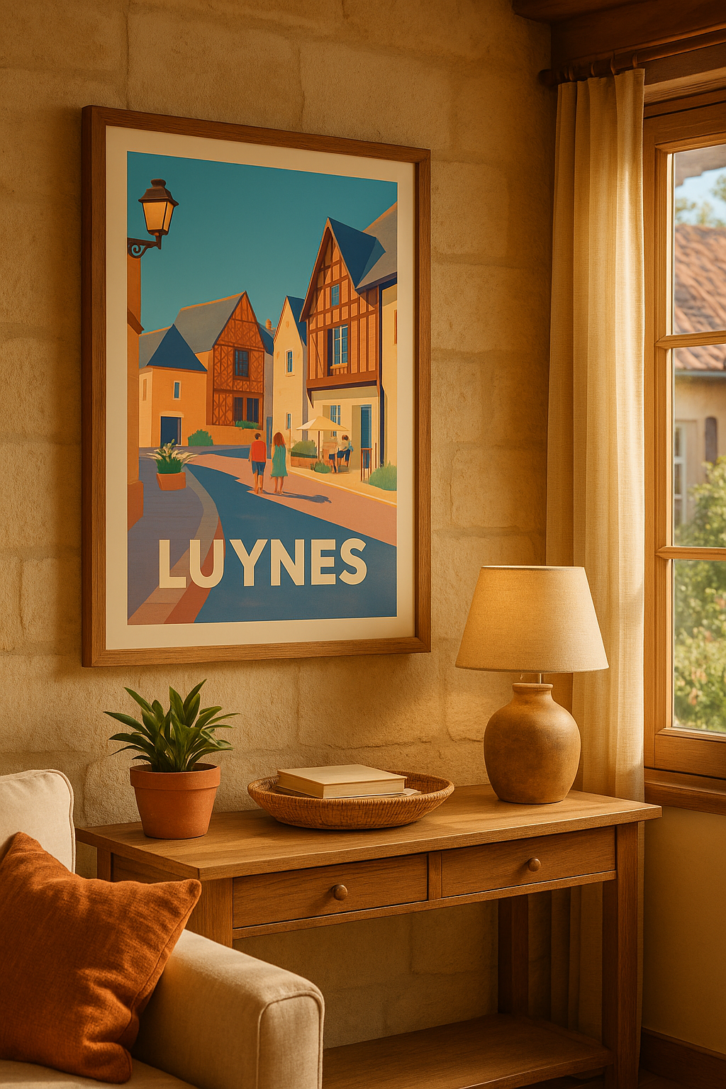 Mise en situation Affiche de Luynes - Balade au cœur d'un village pittoresque