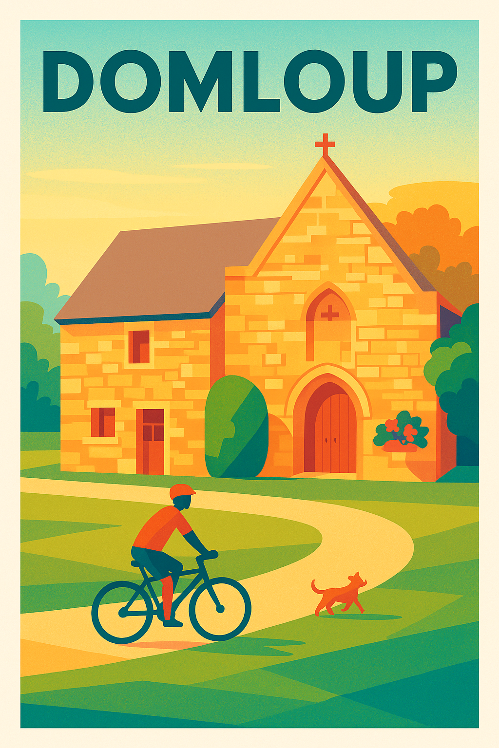 Affiche de Domloup - Un charme paisible et bucolique