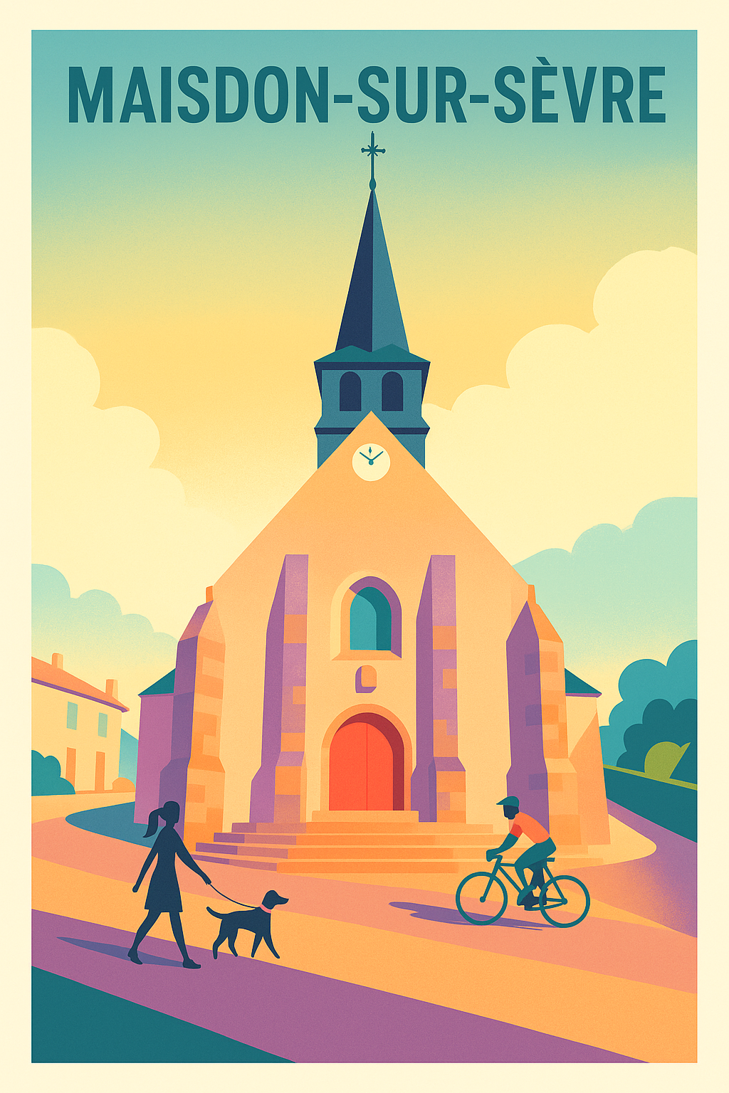 Affiche de Maisdon-sur-Sèvre - Sérénité et charme au cœur du village