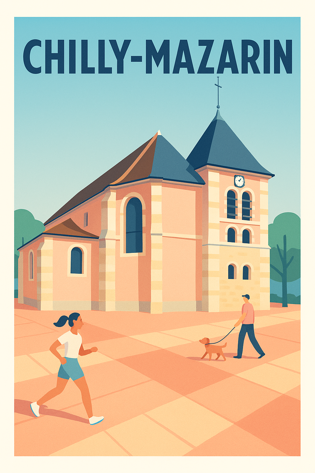 Affiche de Chilly-Mazarin - Une balade paisible au cœur de la ville