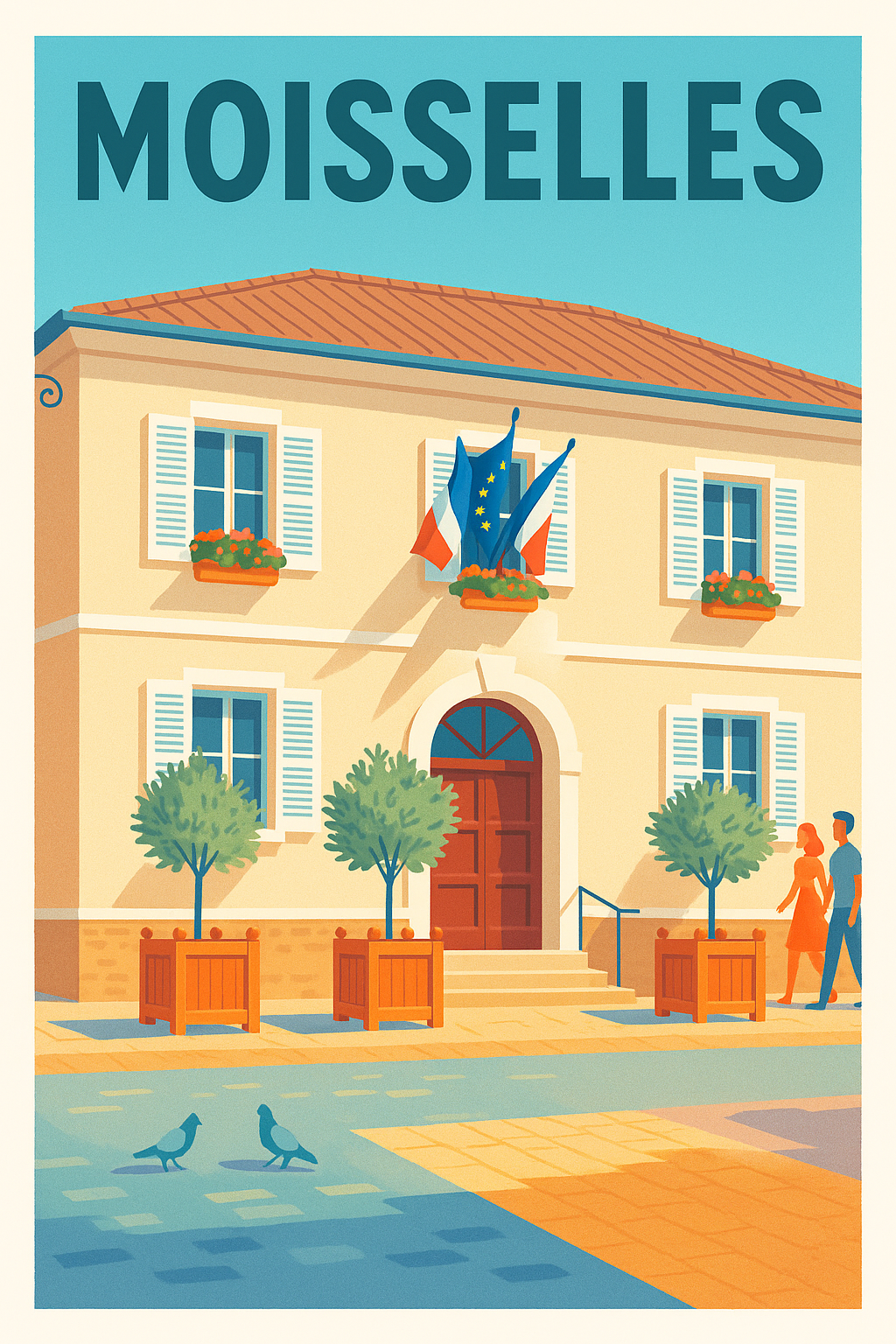 Affiche de Moisselles - Charme et authenticité à la mairie