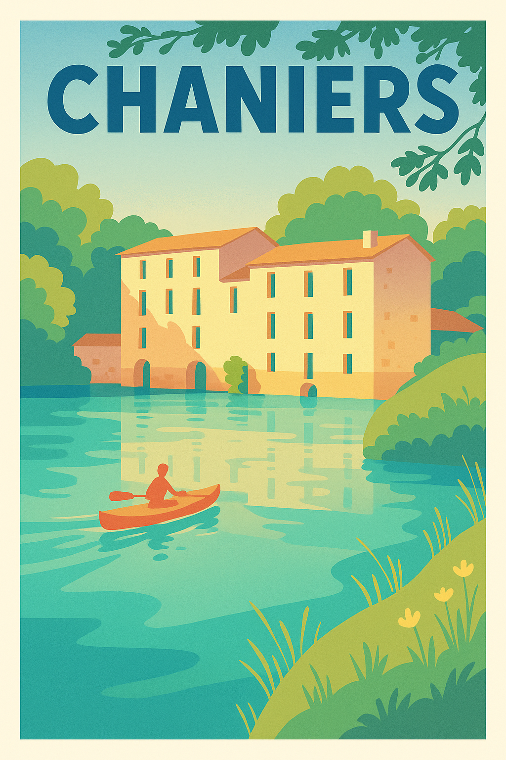Affiche de Chaniers - Sérénité au fil de l'eau
