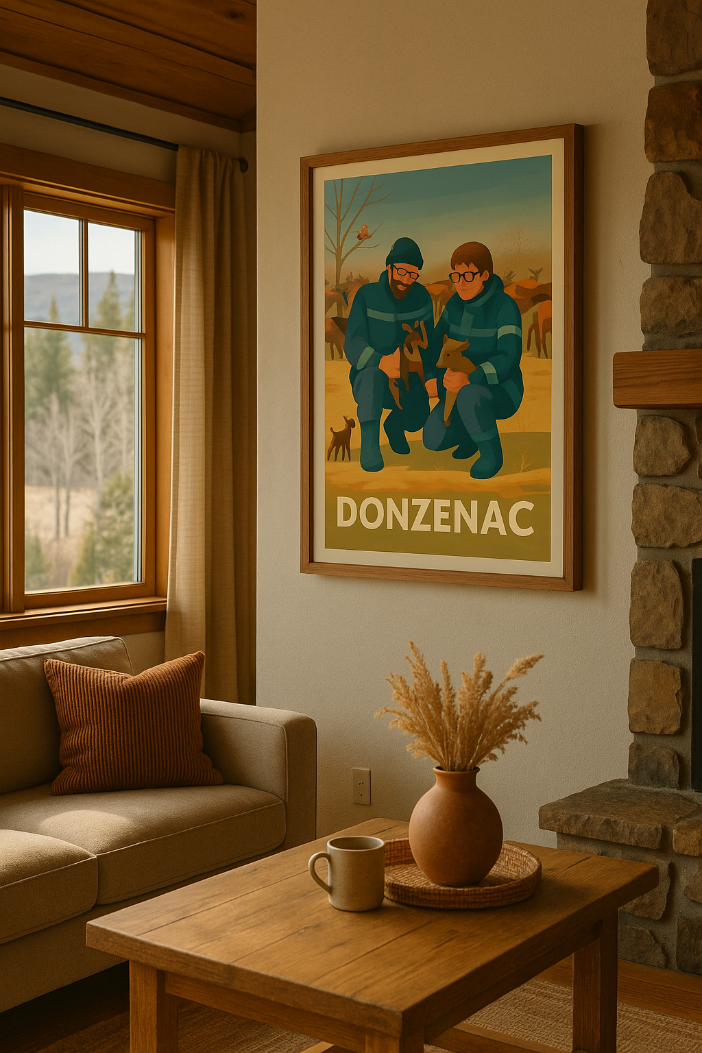 Mise en situation Affiche de Donzenac - L'âme paysanne au cœur de la nature