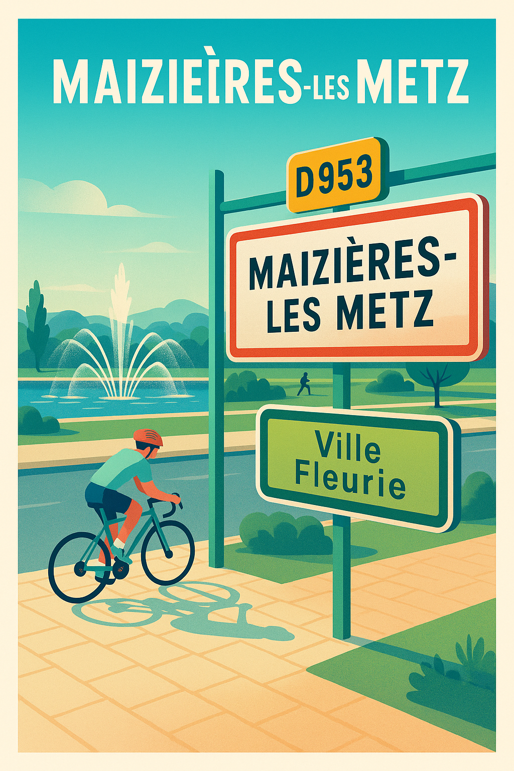 Affiche de Maizières-les-Metz - L'appel de la nature fleurie