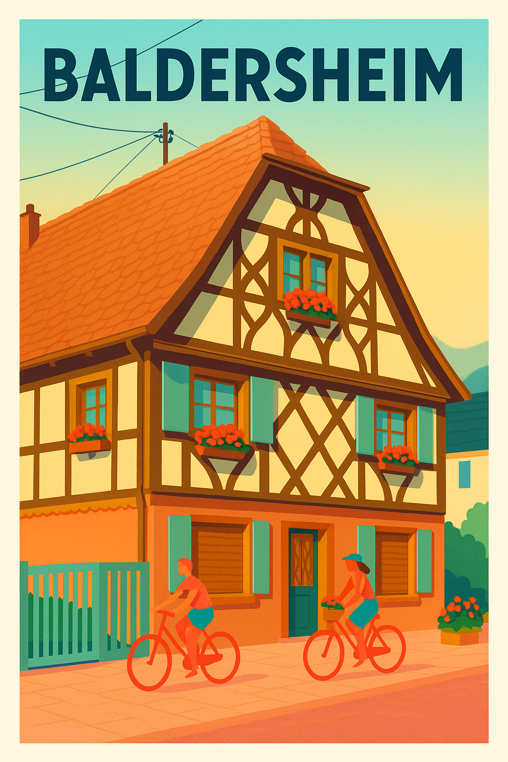 Affiche de Baldersheim - Charme traditionnel au fil des rues
