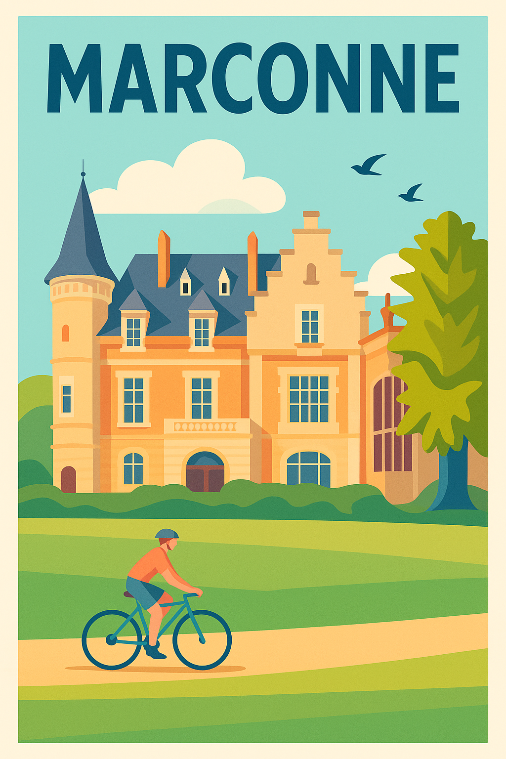 Affiche de Marconne - Charme et Sérénité au Château