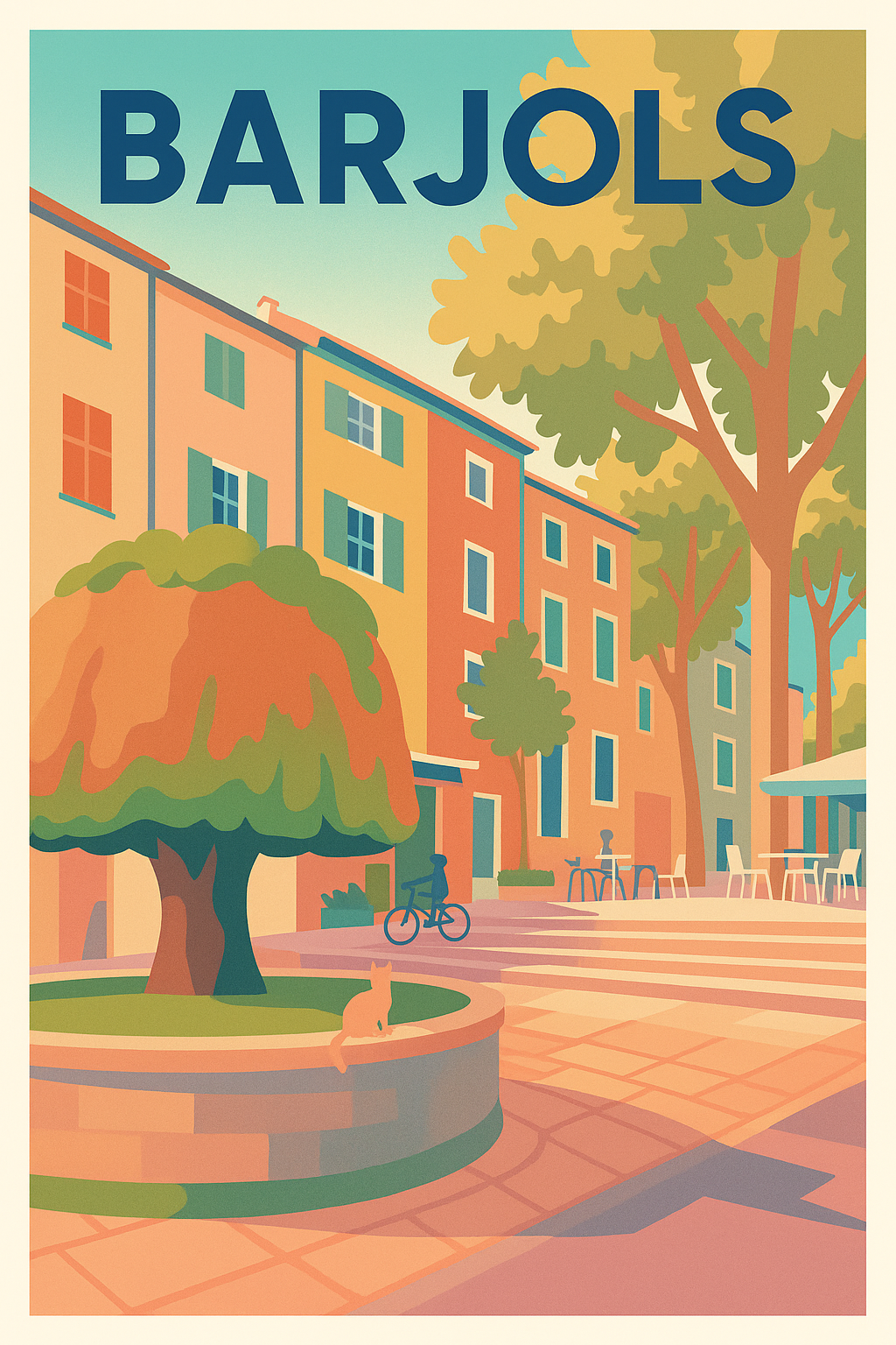 Affiche de Barjols - Douceur de vie provençale en poster