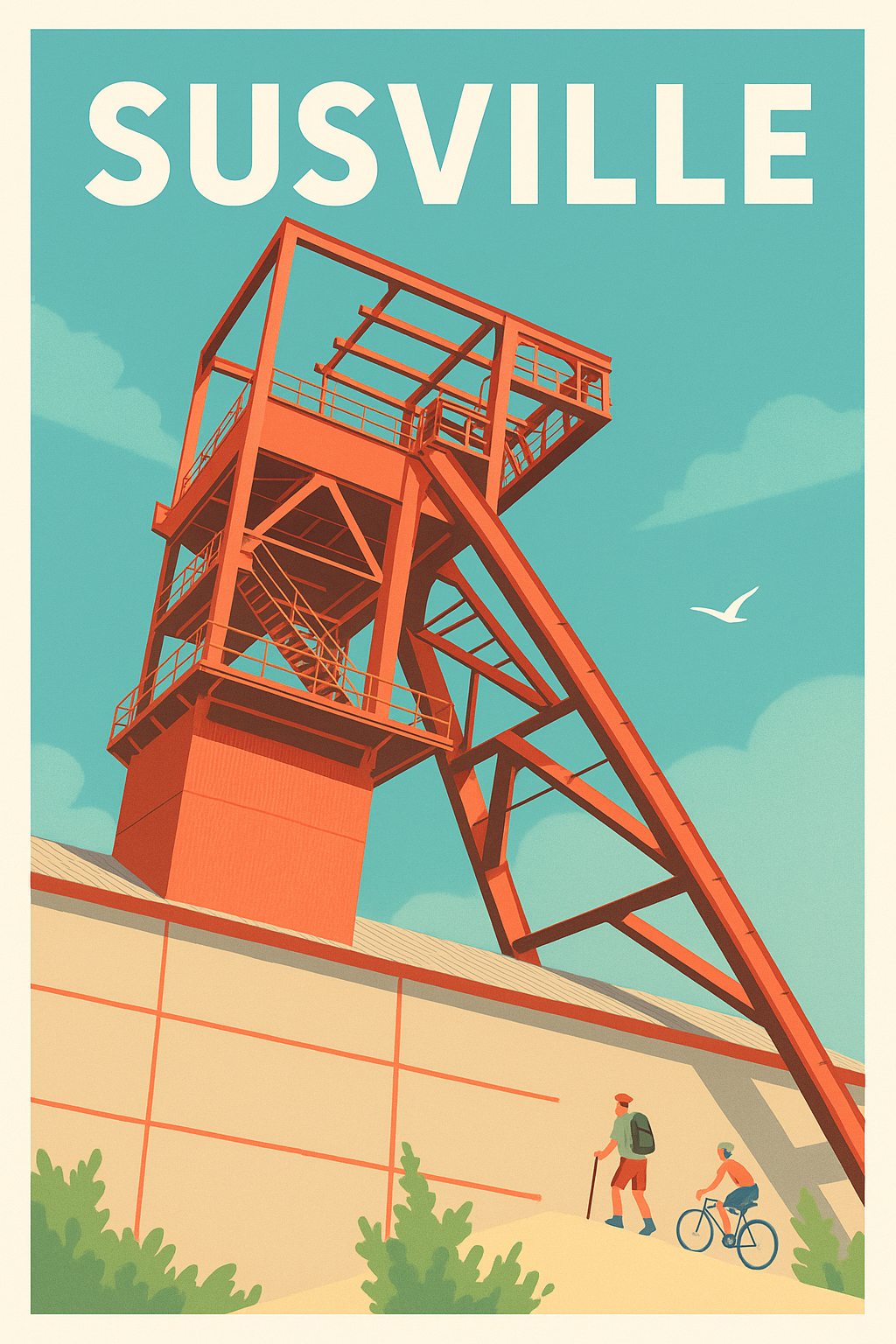 Affiche de Susville - L'élégance industrielle au cœur des Alpes