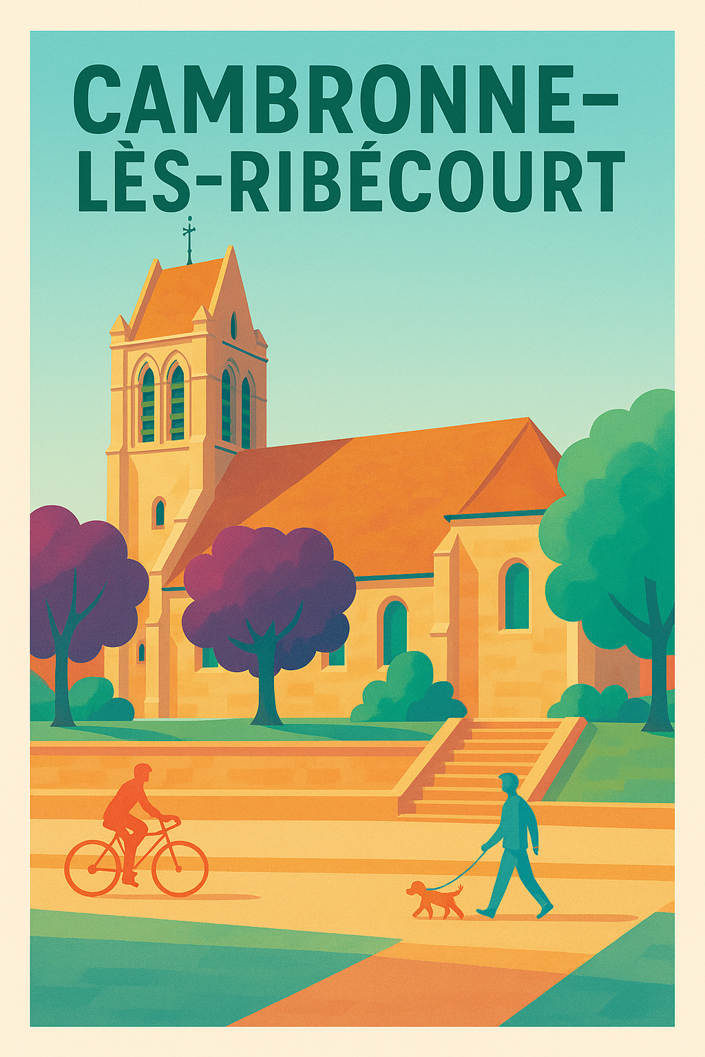 Affiche de Cambronne-lès-Ribécourt - Un coin de sérénité au cœur de la ville