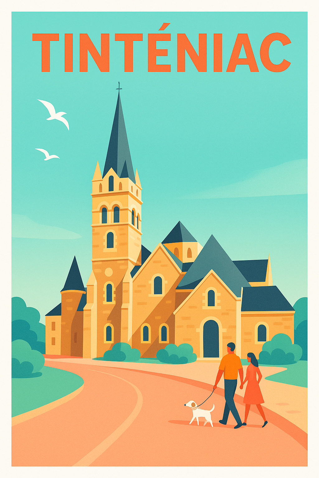 Affiche de Tinténiac - Flânerie et patrimoine au cœur de la ville