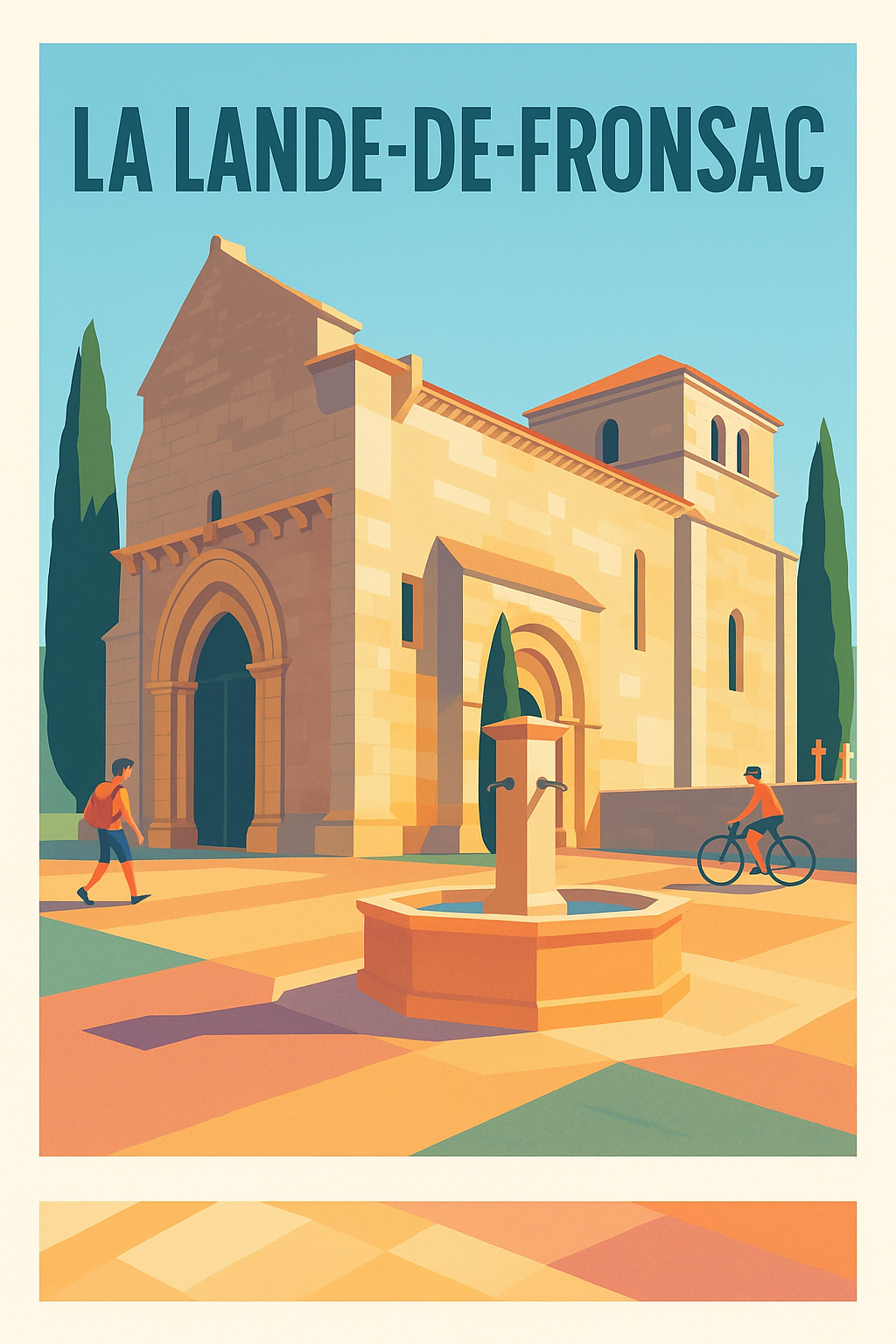 Affiche de La Lande-de-Fronsac - Charme et patrimoine en lumière