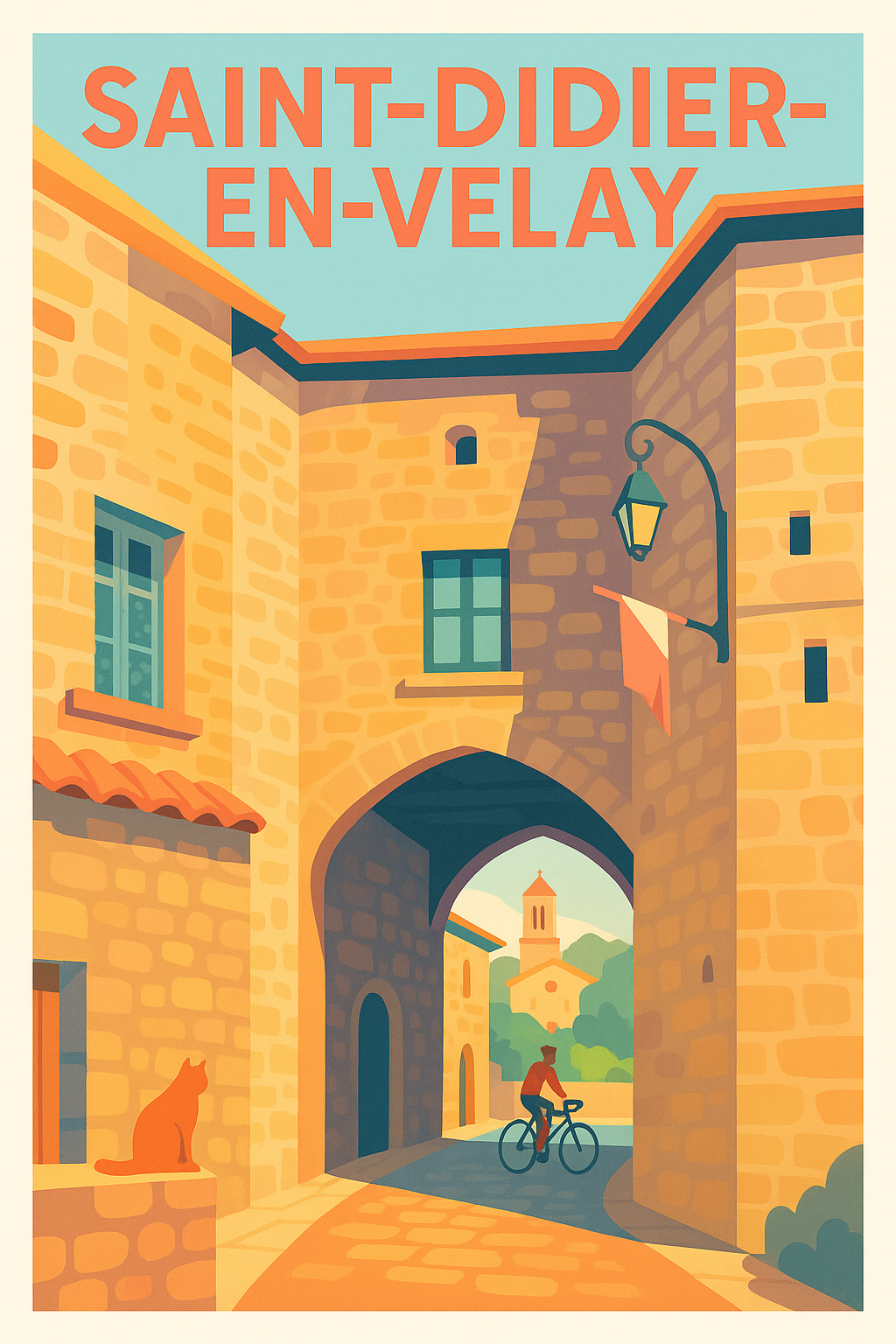 Affiche de Saint-Didier-en-Velay - Charme et authenticité au cœur de la vieille ville