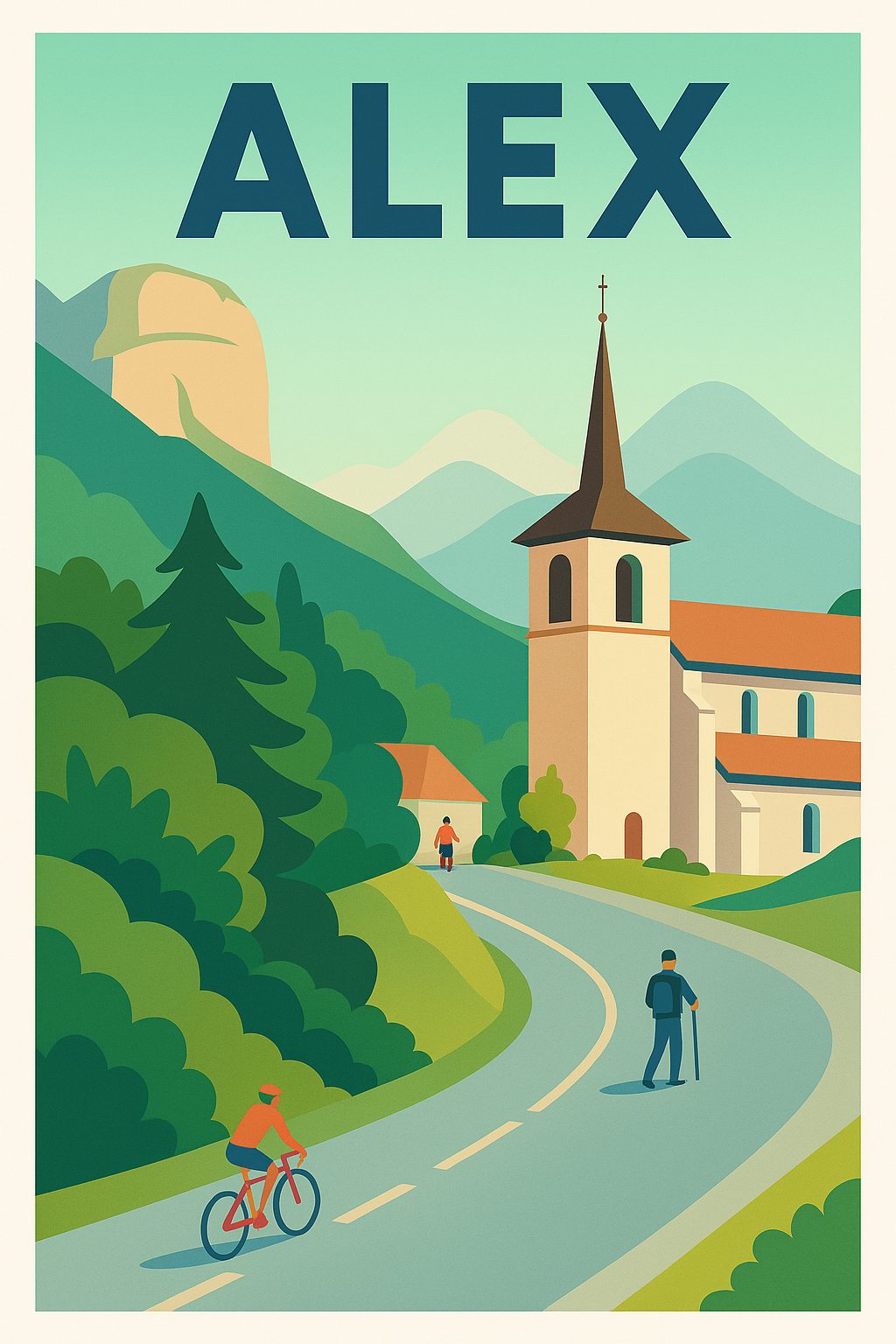 Affiche de Alex - Escapade paisible au cœur des montagnes