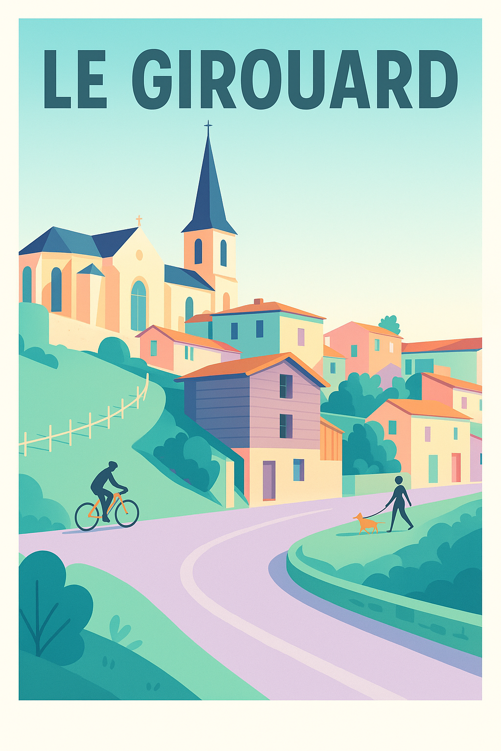 Affiche de Le Girouard - Douceur de vie au cœur du village
