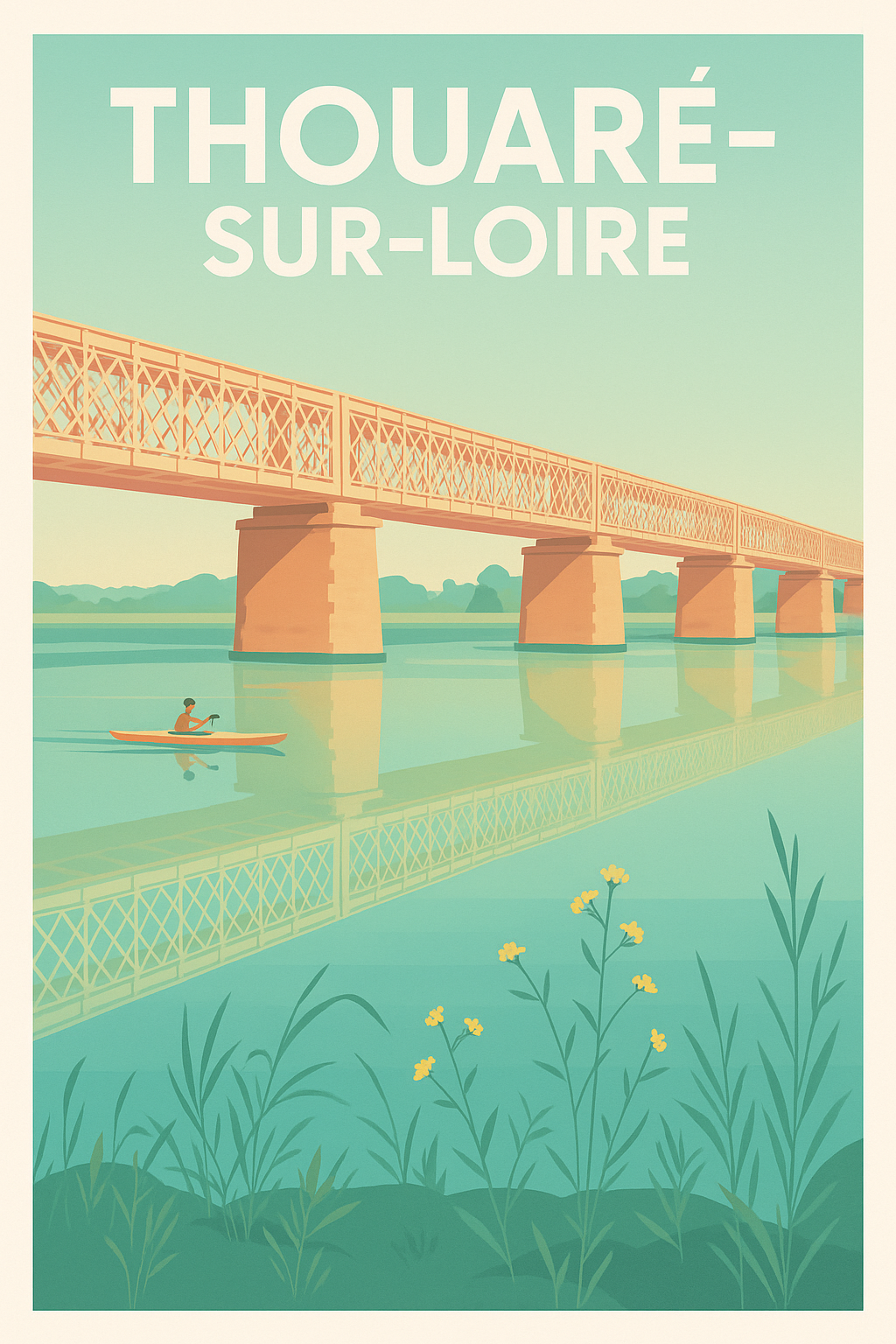 Affiche de Thouaré-sur-Loire - Sérénité au fil de l'eau