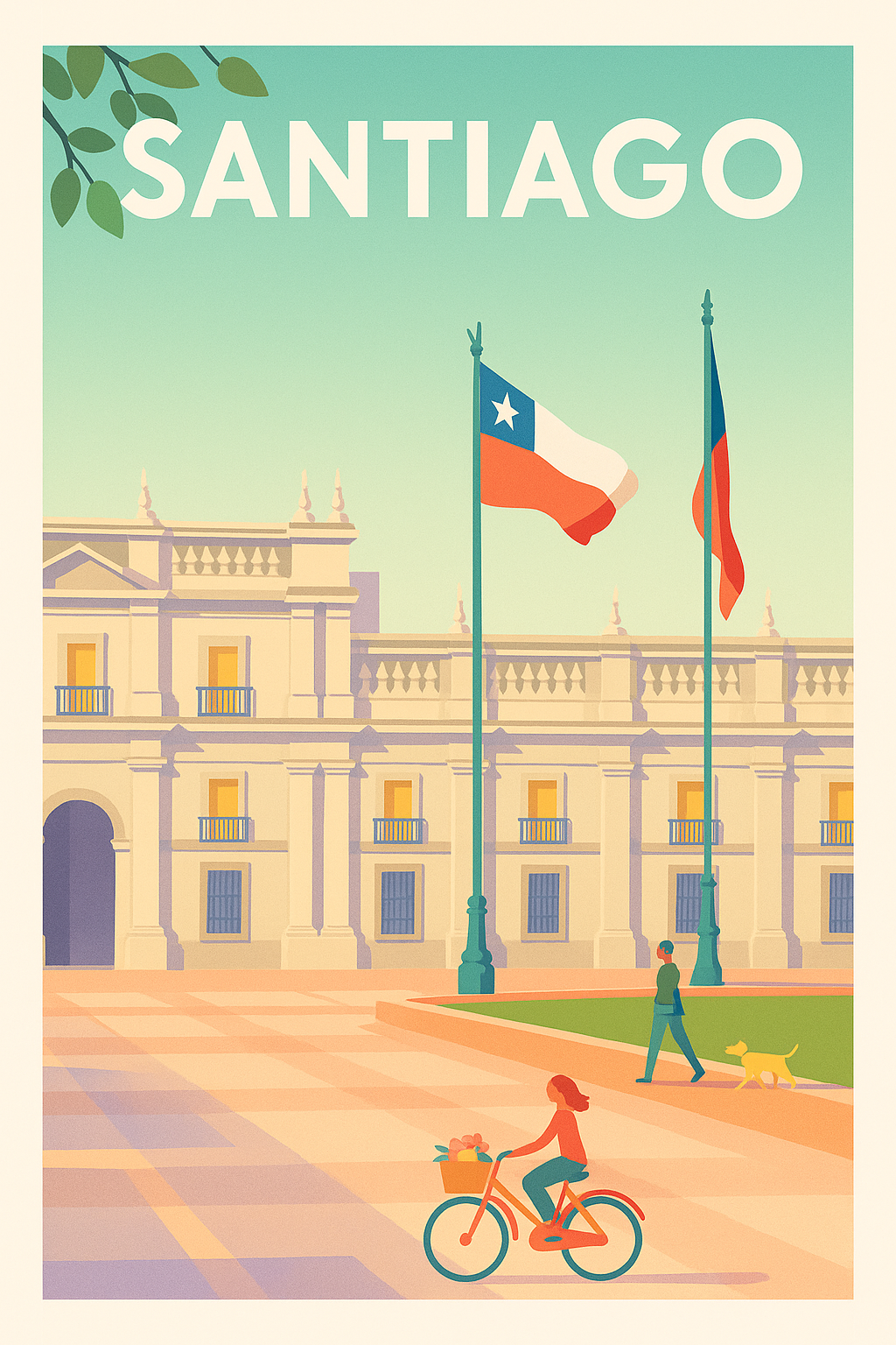 Affiche de Santiago - L'élégance tranquille de la capitale chilienne