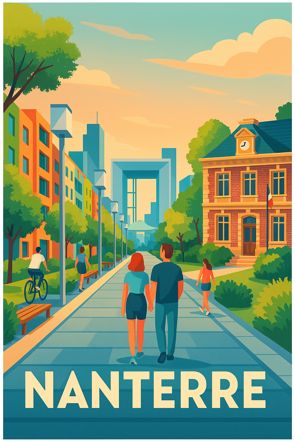 Nanterre - Entre nature et urbanisme moderne