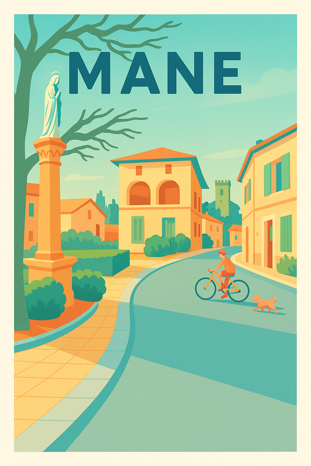 Affiche de Mane - charme et douceur de la vie provençale