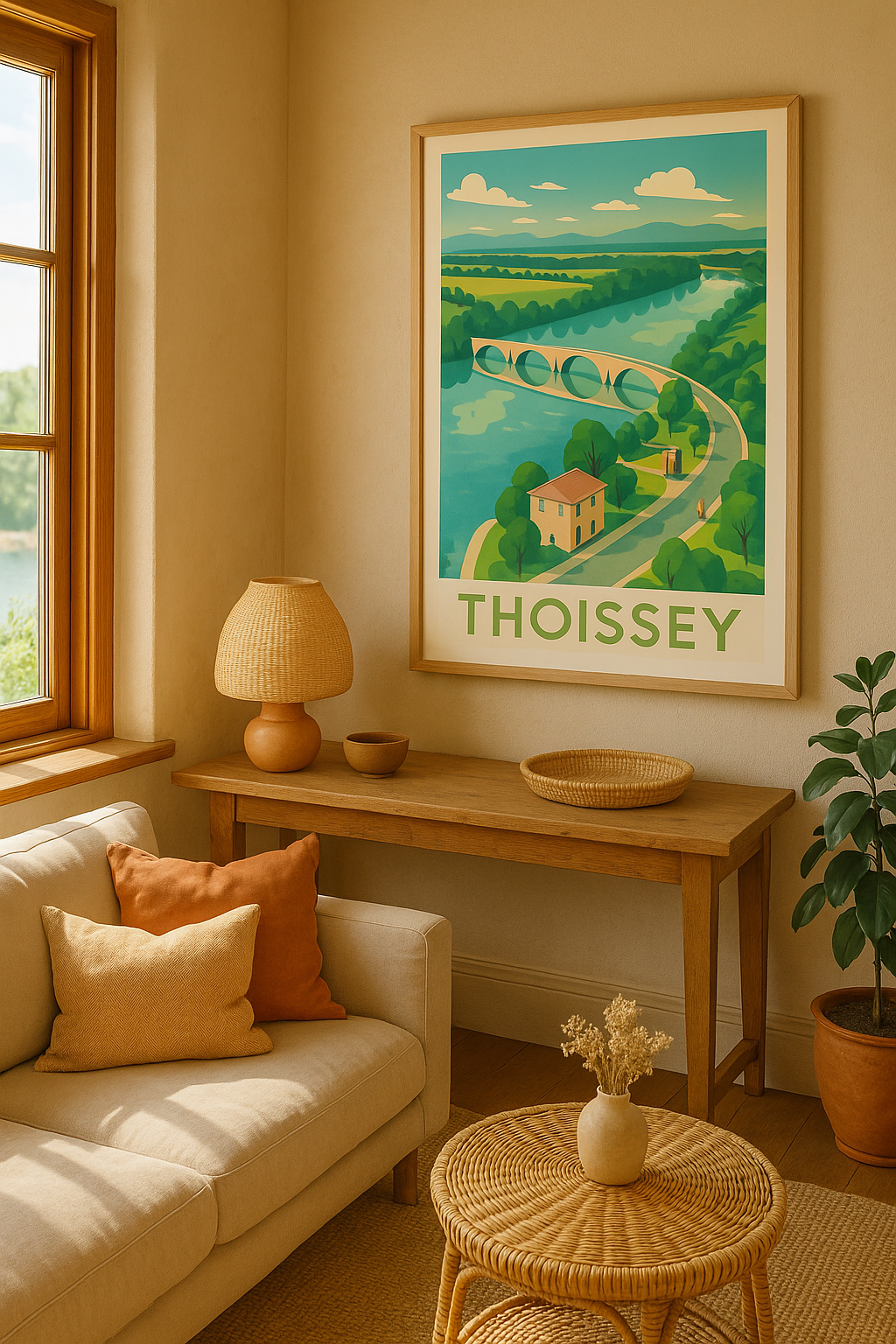Mise en situation Affiche de Thoissey - Charme et sérénité au fil de l'eau