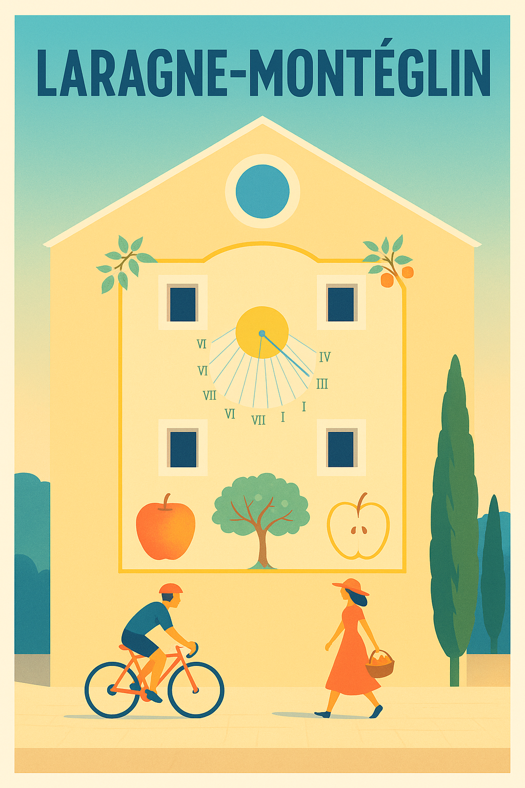 Affiche de Laragne-Montéglin - Charme et douceur provençale