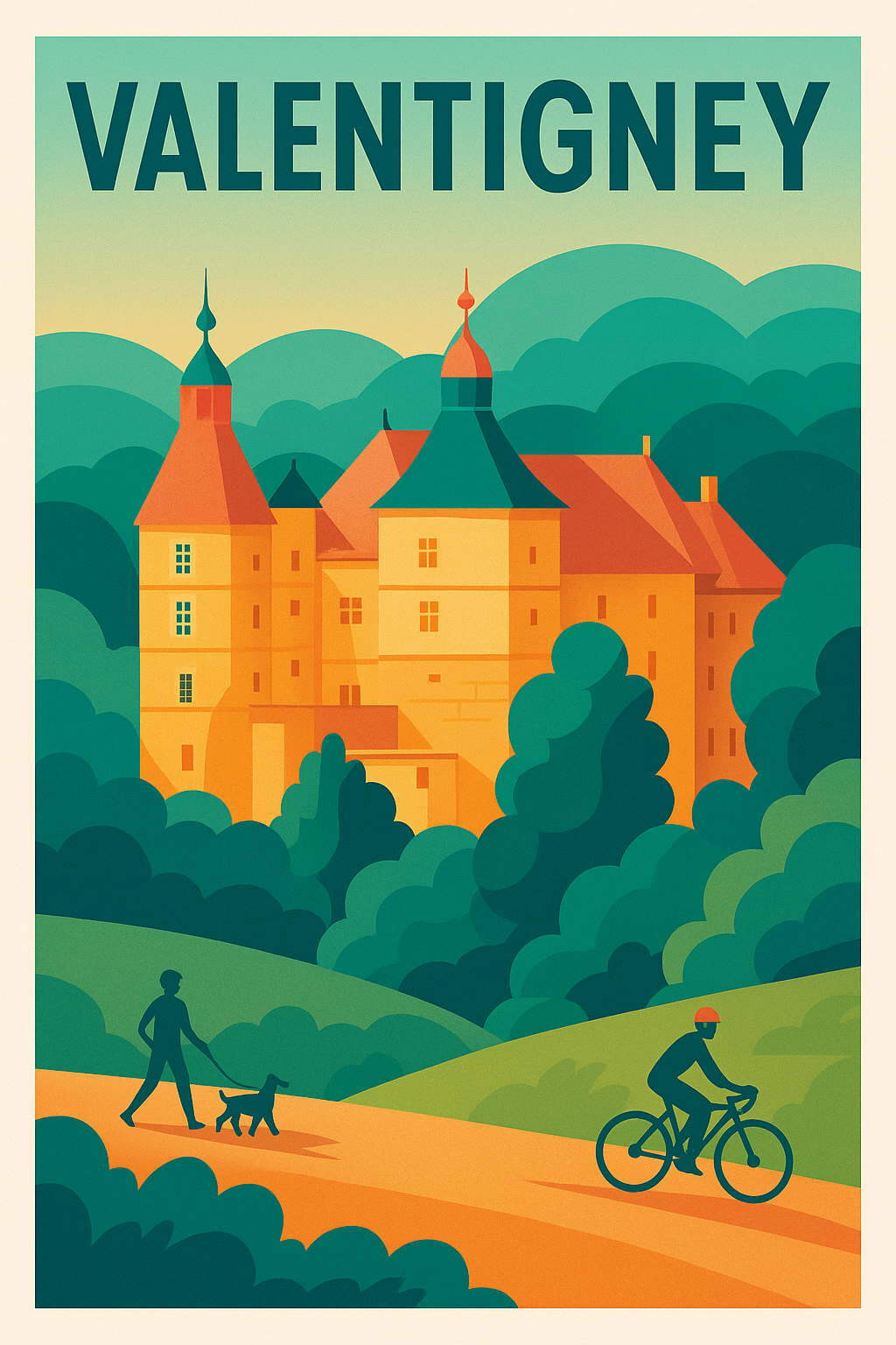 Affiche de Valentigney - Escapade paisible au château