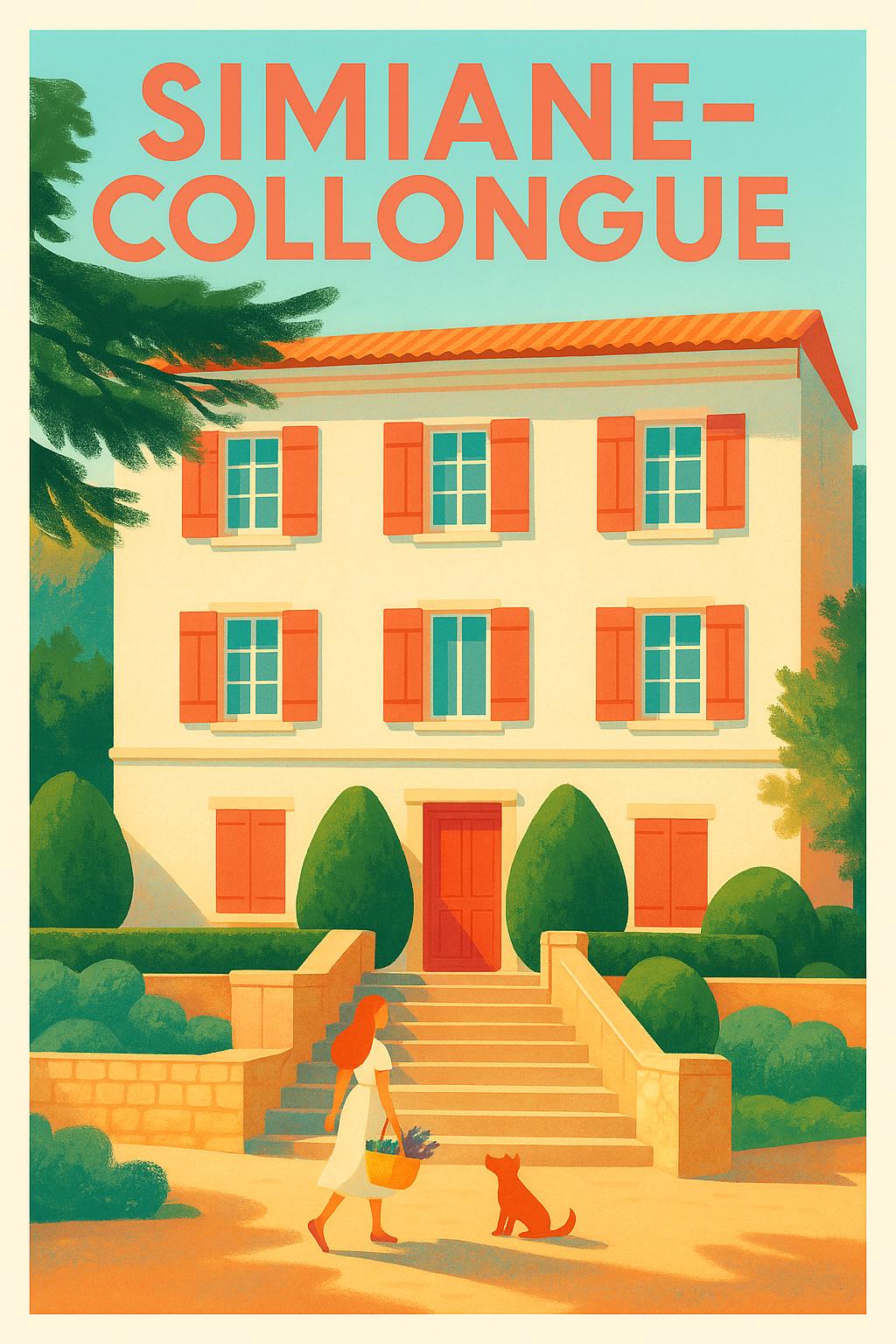 Affiche de Simiane-Collongue - Charme et douceur provençale