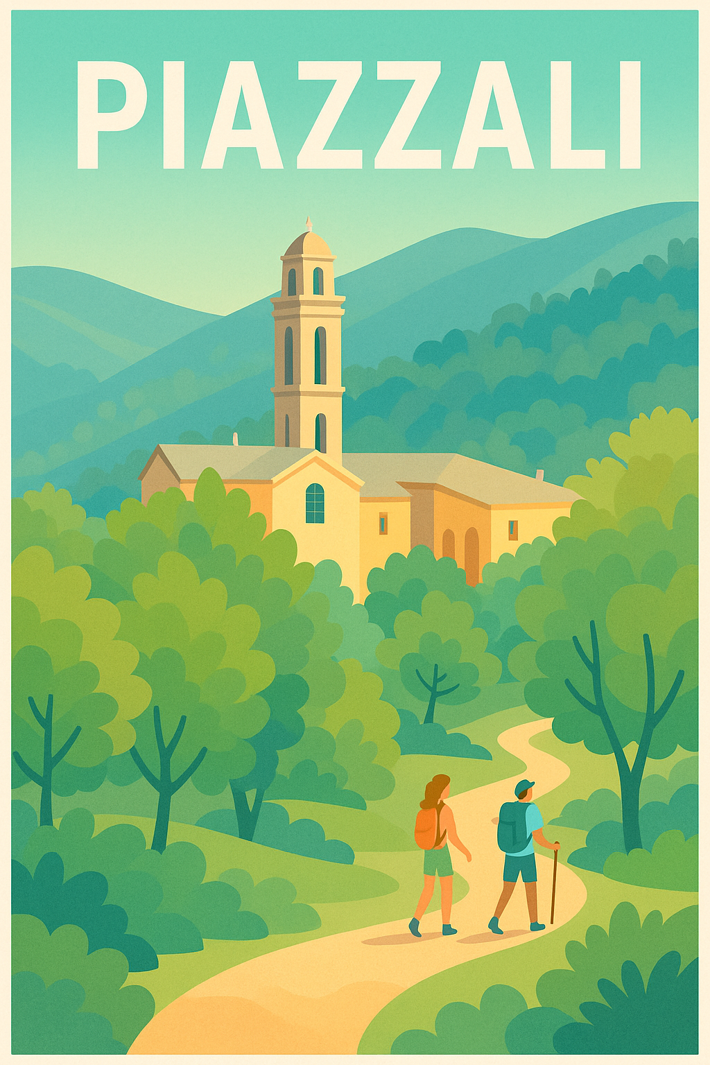 Affiche de Piazzali - L'appel de la randonnée en nature