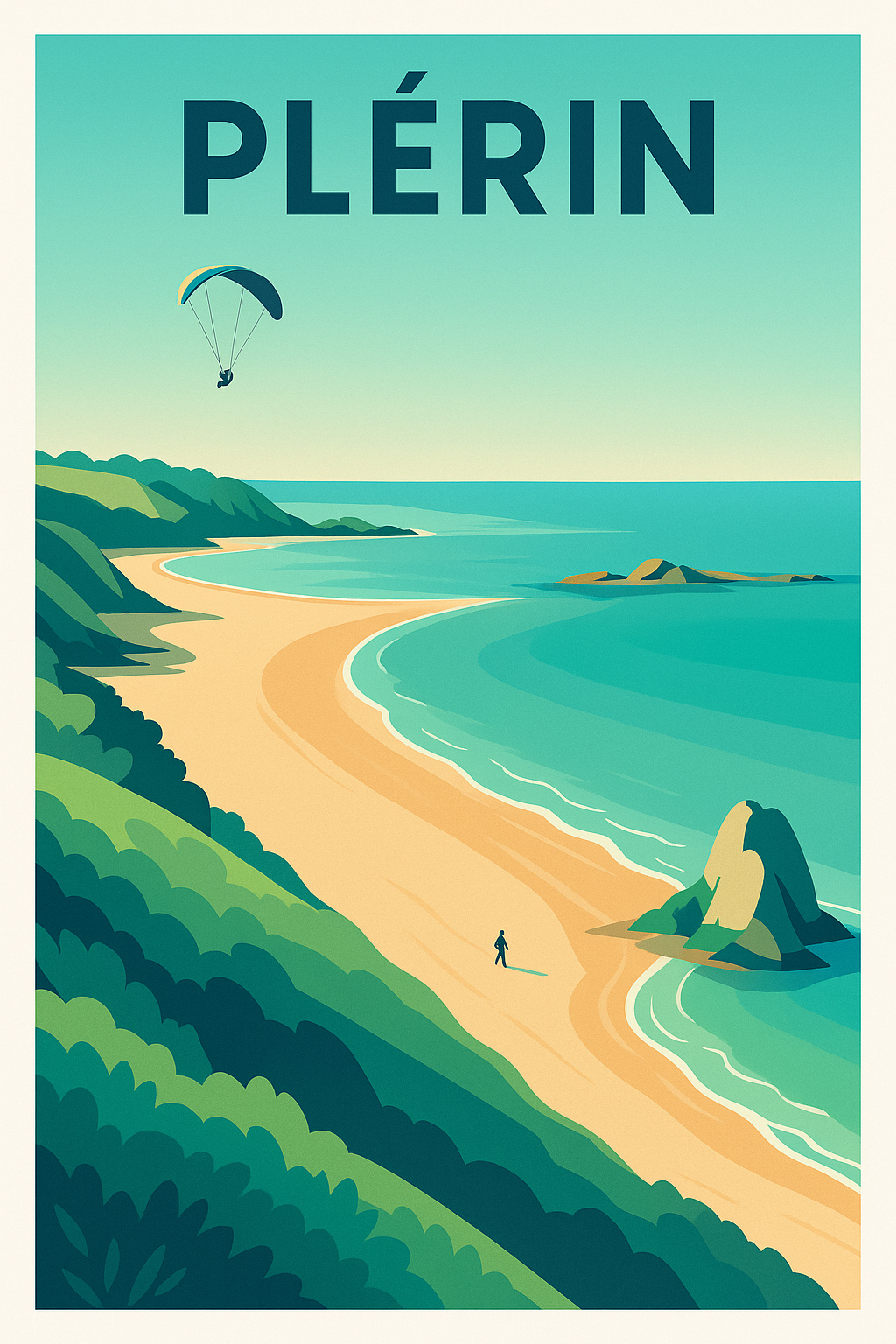 Affiche de Plérin - Évasion et sérénité au bord de l'Atlantique