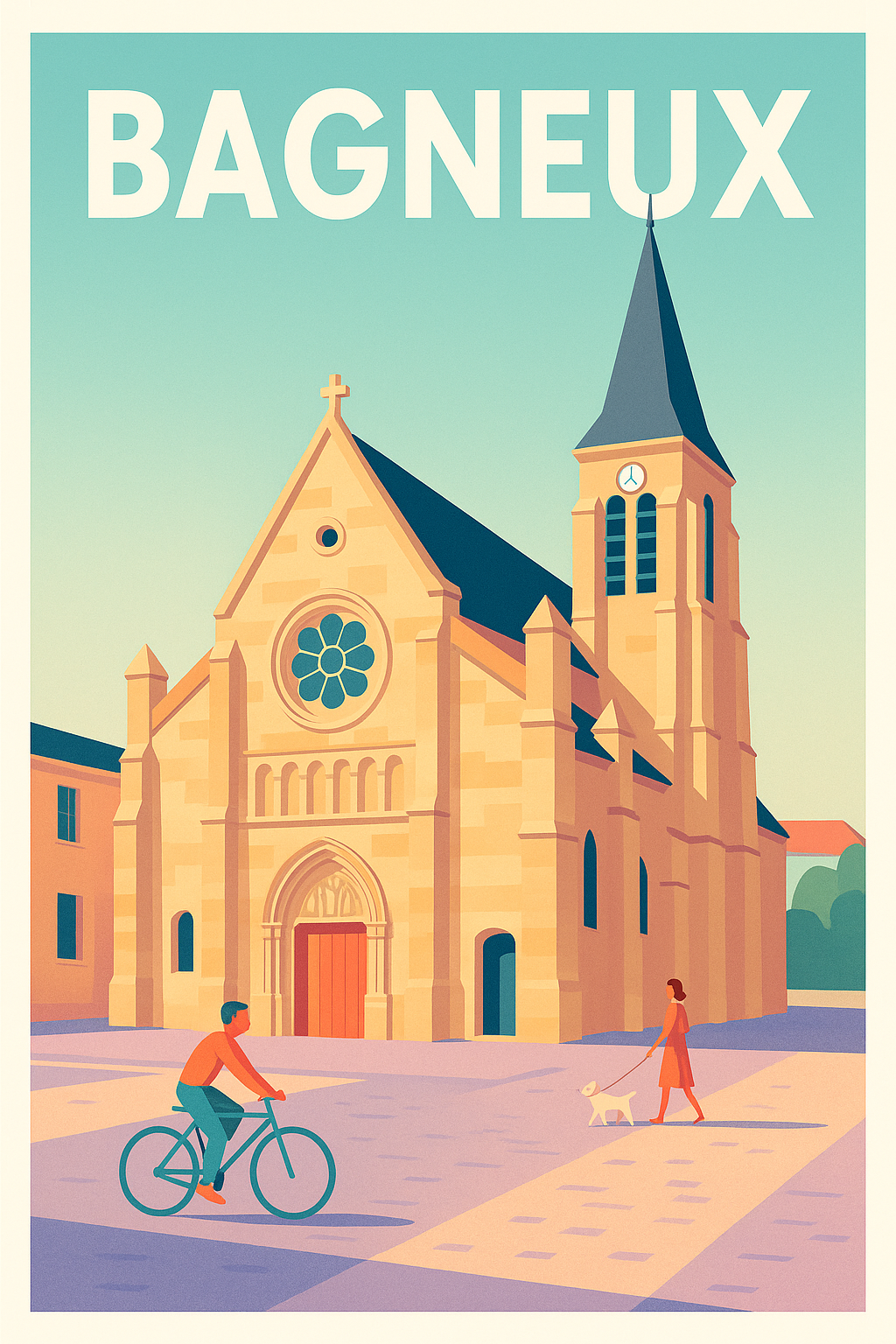 Affiche de Bagneux - Charme et Sérénité au Cœur de la Ville