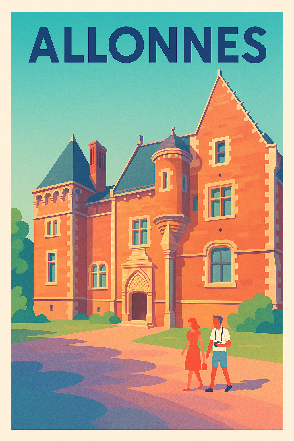 Affiche de Allonnes - Charme historique en balade