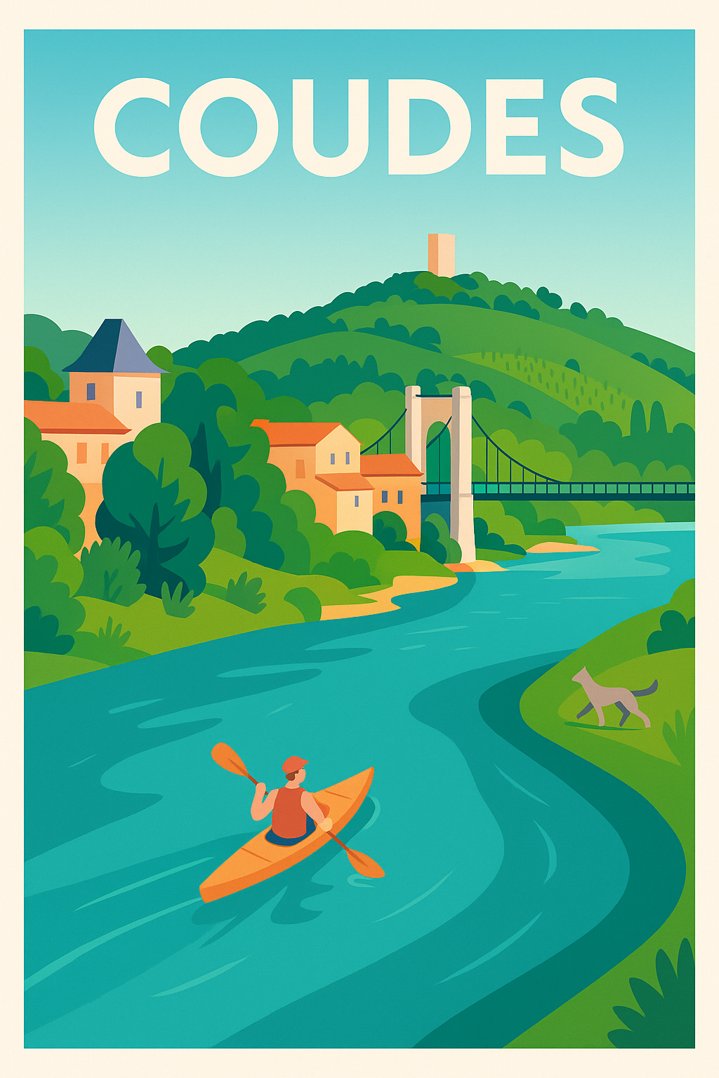 Affiche de Coudes - Escapade Nature au Fil de l'Eau