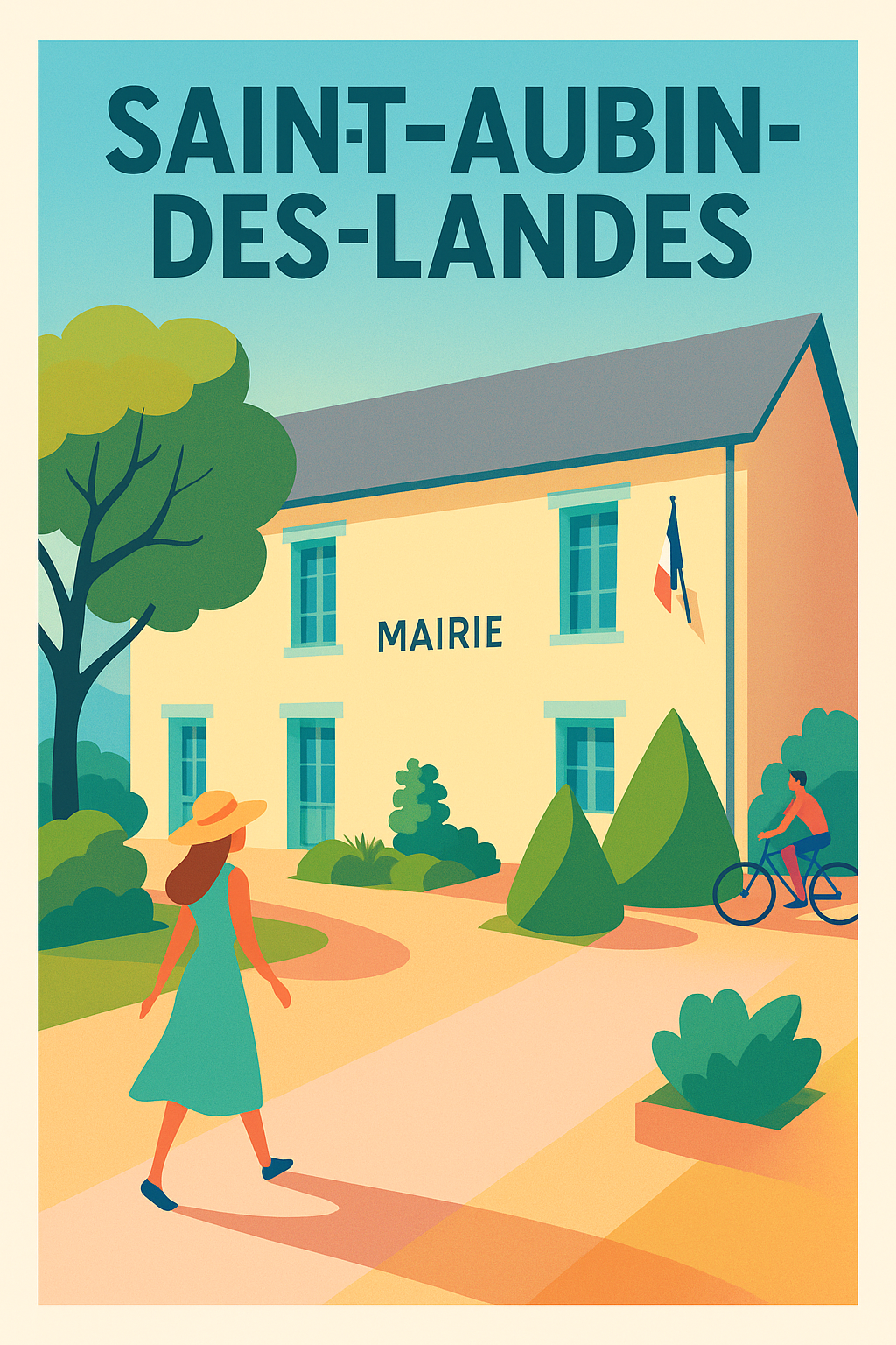 Affiche de Saint-Aubin-des-Landes - Charme bucolique et sérénité