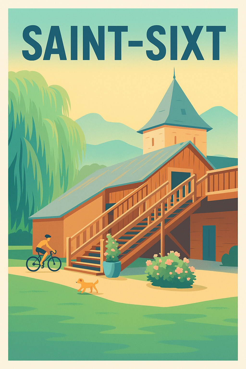 Affiche de Saint-Sixt - L'escapade bucolique à portée de regard