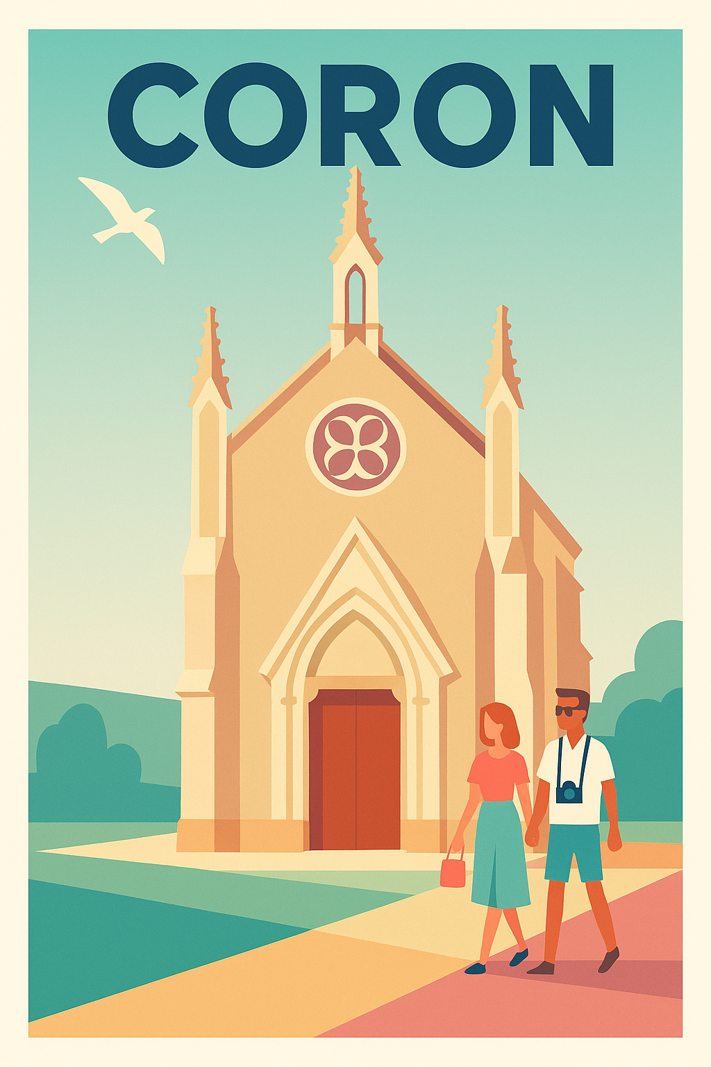 Affiche de Coron - Escapade romantique au cœur de la ville