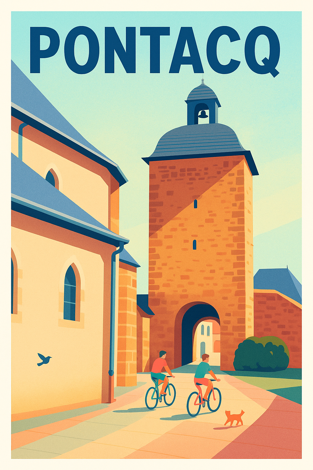 Affiche de Pontacq - Un voyage paisible au cœur du patrimoine