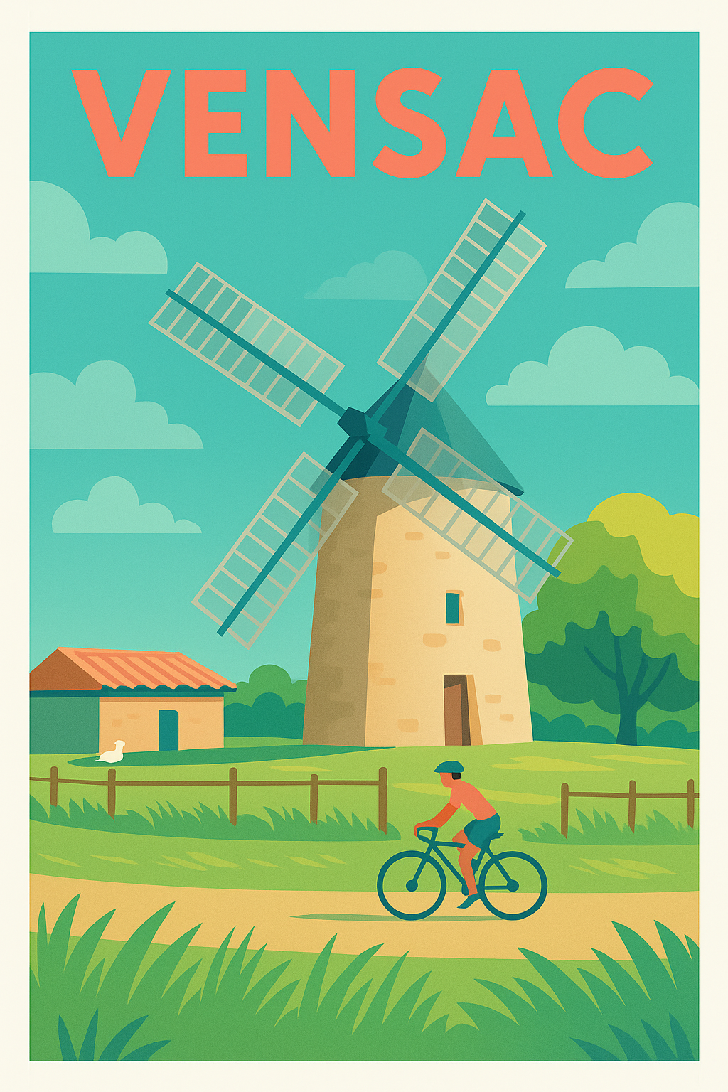 Affiche de Vensac - Un souffle de nature et tradition