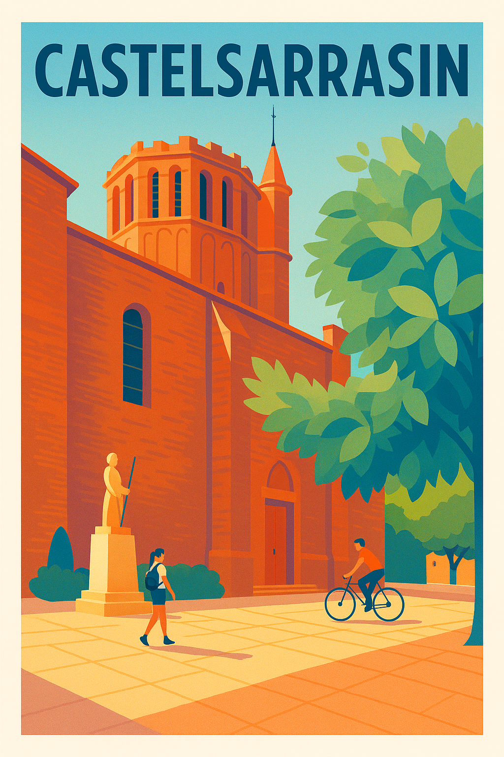 Affiche de Castelsarrasin - Escapade paisible au cœur de la ville
