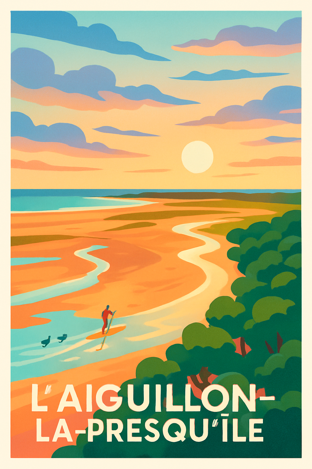 Affiche de L'Aiguillon-la-Presqu'île - Évasion nature et douceur de vivre