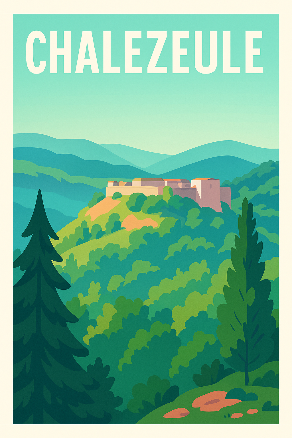 Affiche de Chalezeule - Tranquillité et nature en douceur