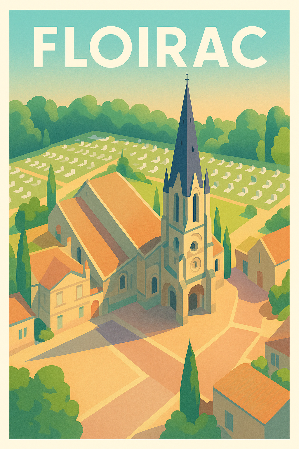 Affiche de Floirac - Charme paisible et patrimoine architectural
