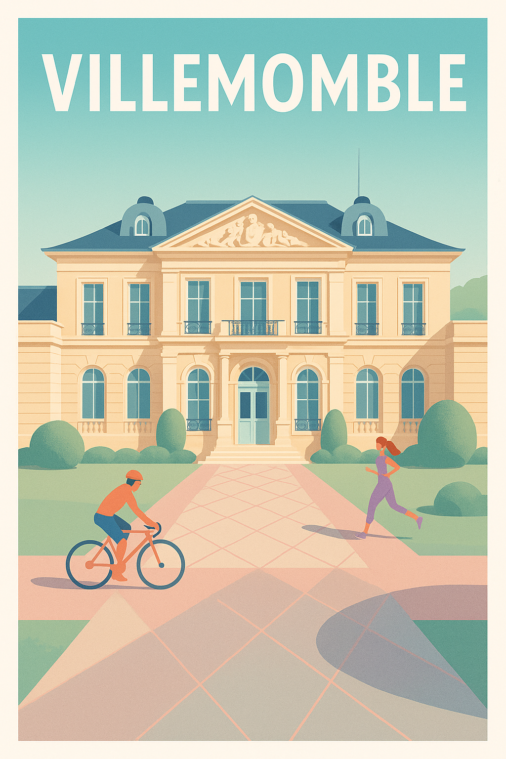 Affiche Villemomble — Harmonie entre culture et nature · poster d'art de Villemomble