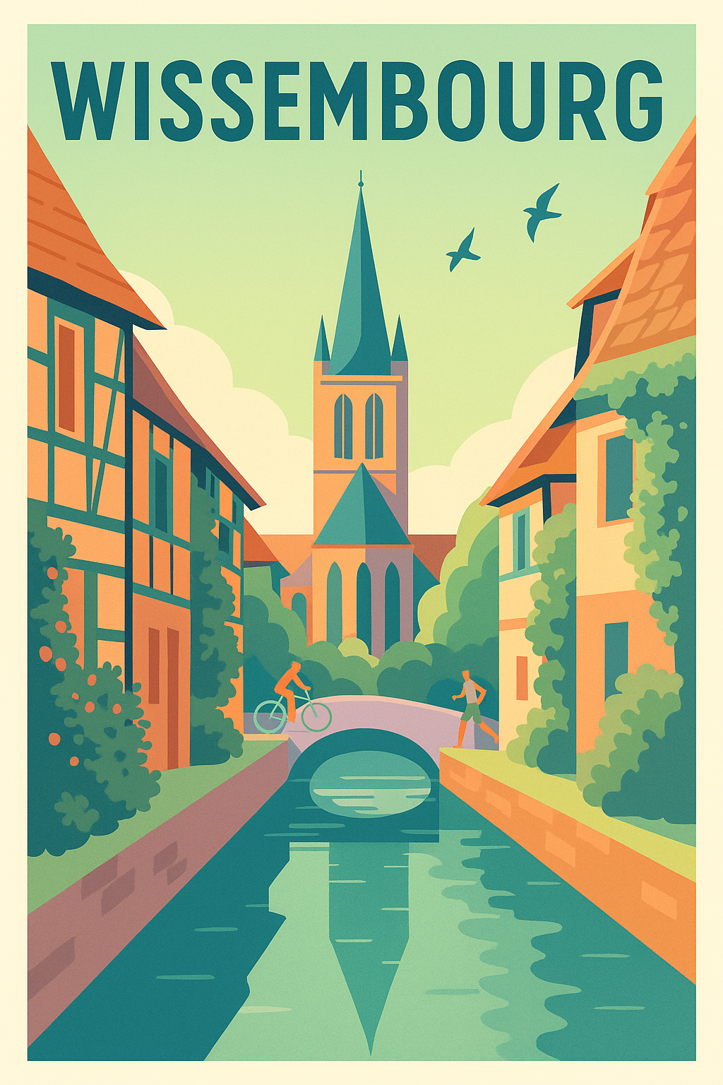 Affiche de Wissembourg - Charme et sérénité au fil de l'eau