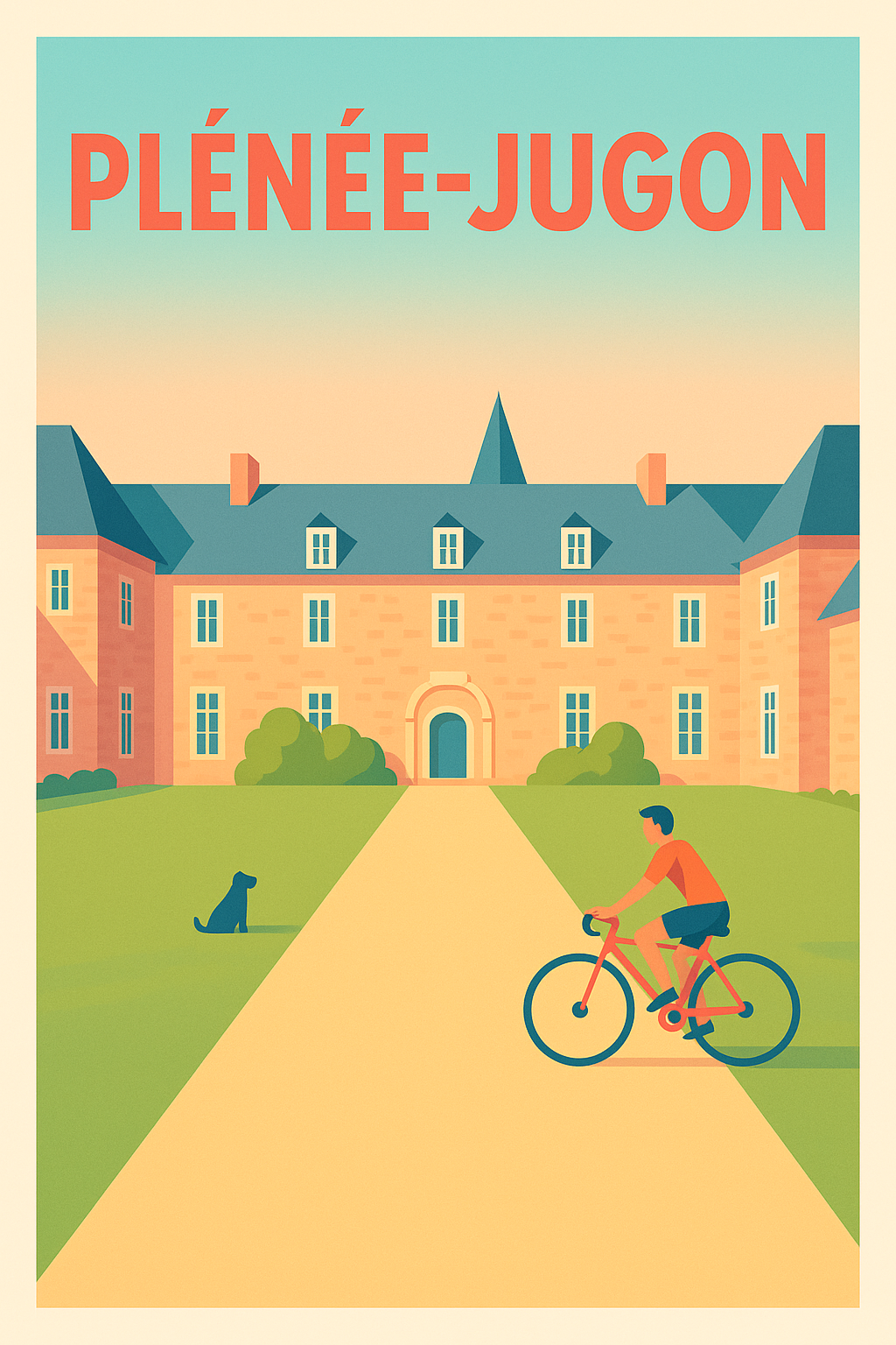 Affiche de Plénée-Jugon - Charme tranquille à vélo