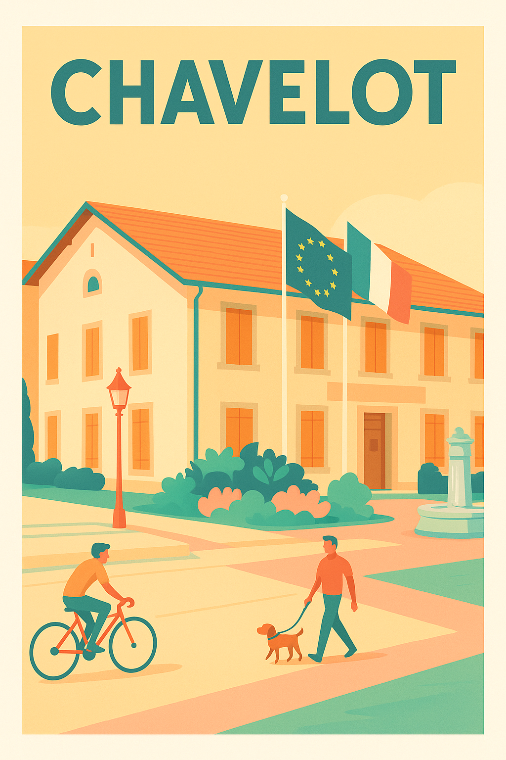 Affiche de Chavelot - Un coin de sérénité au cœur de la ville